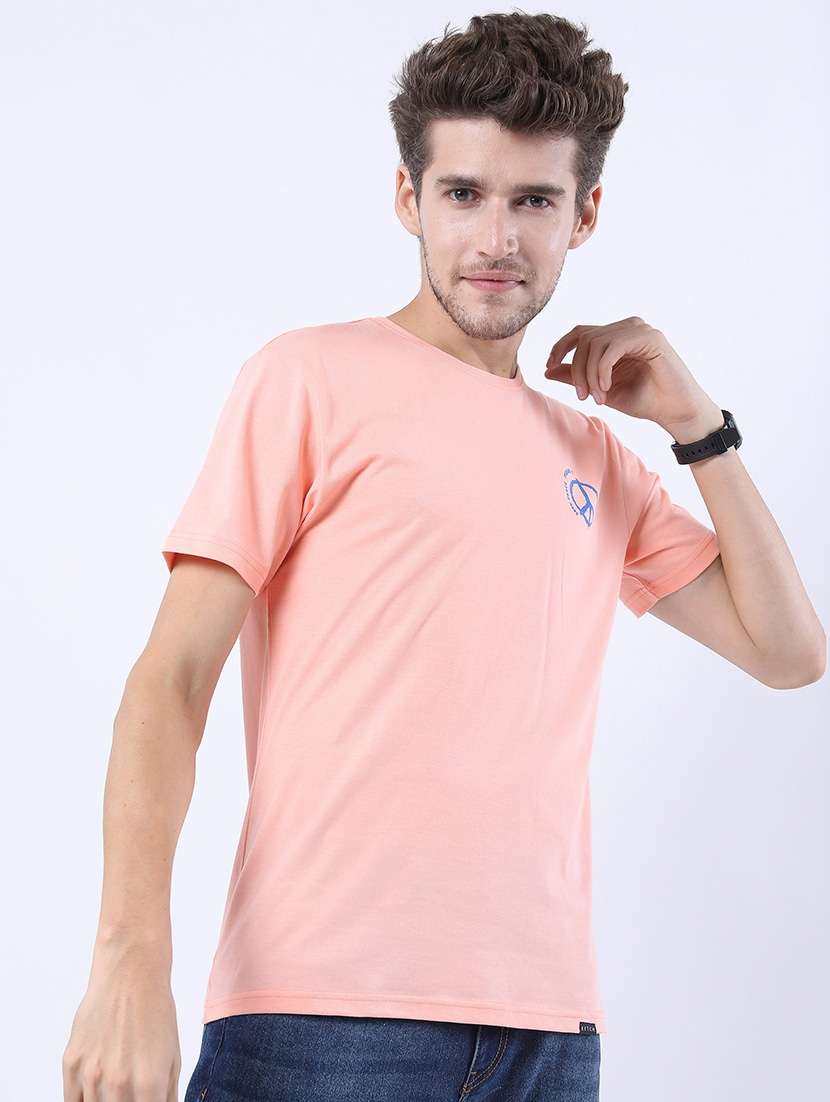men printed round neck t-shirt - 21375396 -  Standard Image - 1