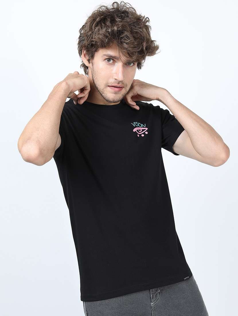 men round neck short sleeves t-shirt - 21375408 -  Standard Image - 1