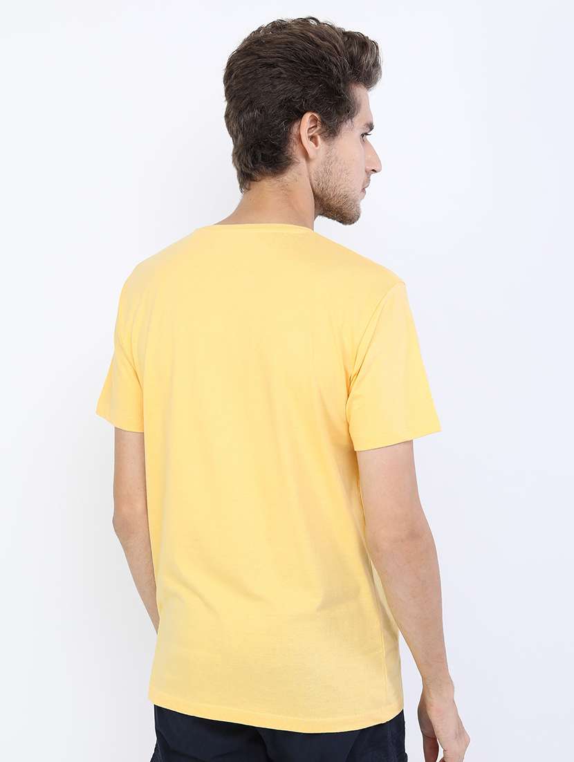 men front print cotton t-shirt - 21375414 -  Standard Image - 1