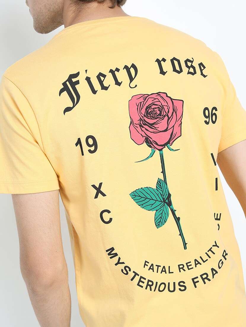 men back print cotton t-shirt - 21375421 -  Standard Image - 4