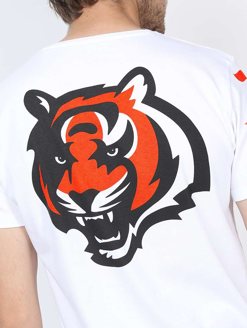 men short sleeve front & back print t-shirt - 21375442 -  Standard Image - 4