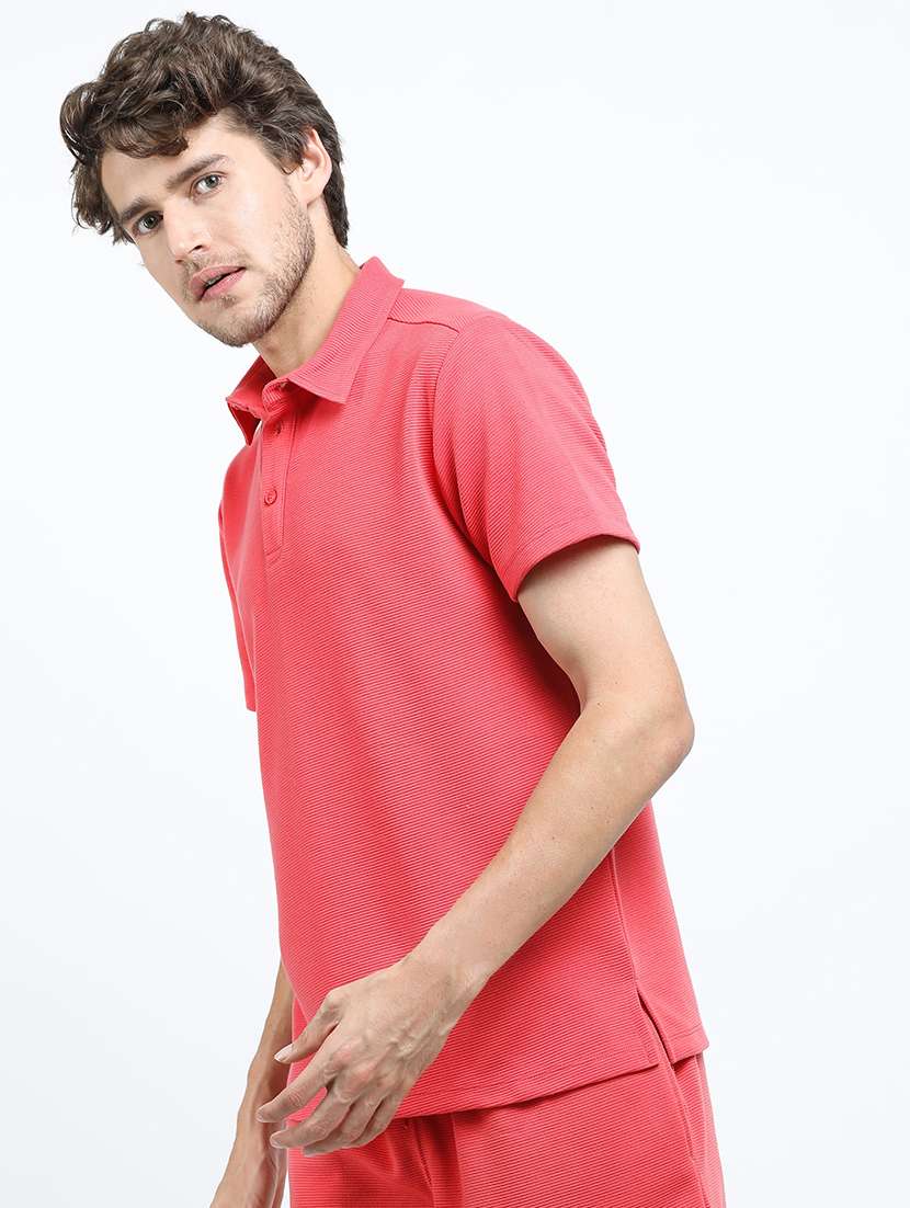 men plain polo neck t-shirt - 21375462 -  Standard Image - 1