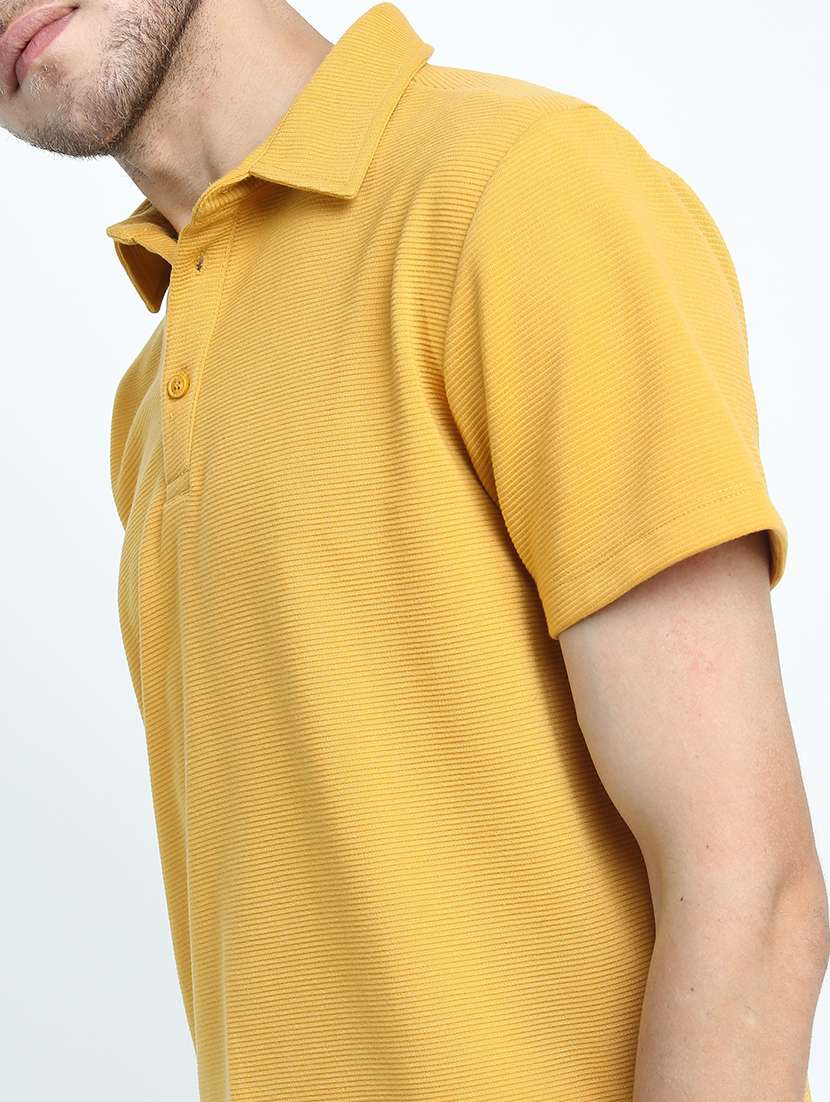 men plain polo neck t-shirt - 21375469 -  Standard Image - 4