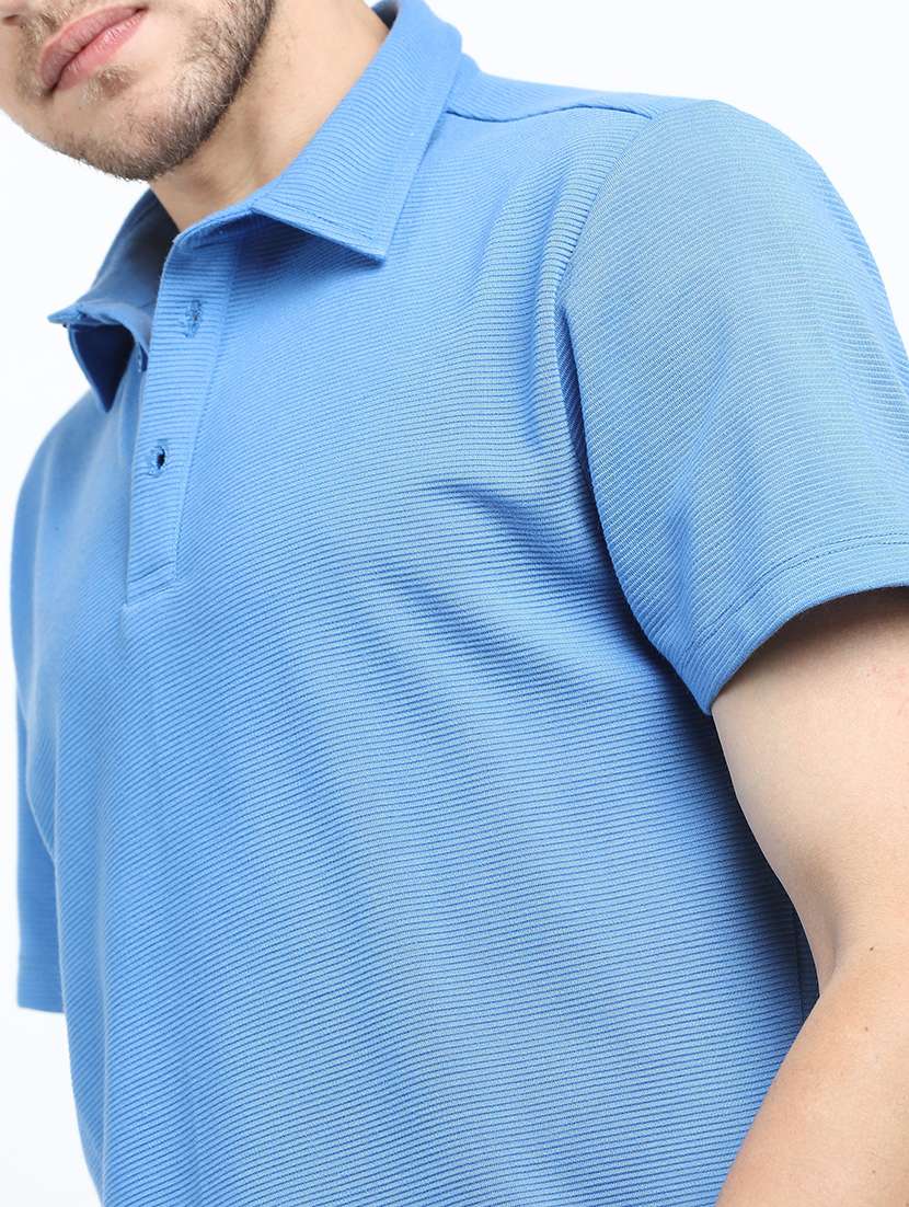 men plain polo neck t-shirt - 21375475 -  Standard Image - 4