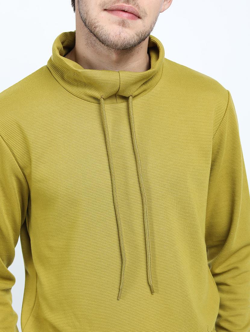 men plain cowl neck t-shirt - 21375478 - Standard Image - 4