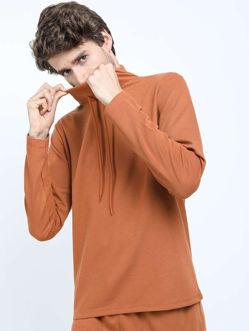 men solid long sleeve t-shirt - 21375491 -  Standard Image - 1