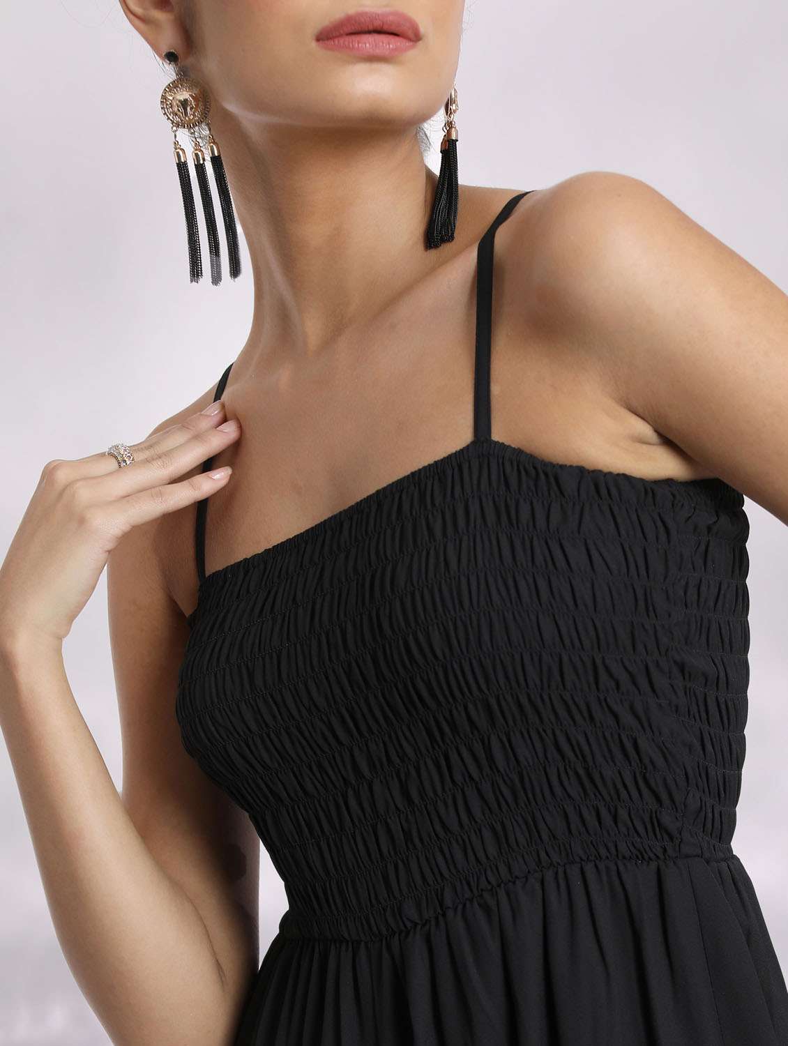 women solid full leg jumpsuit - 21376027 -  Standard Image - 4