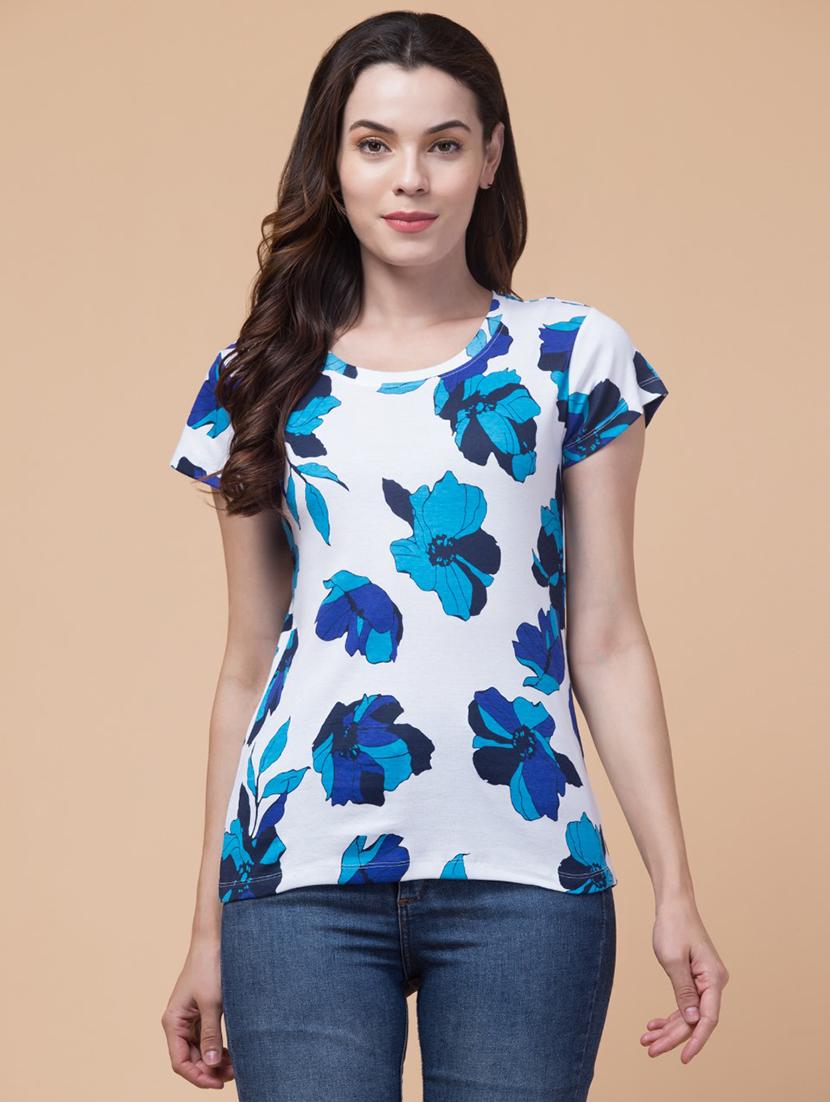 pack of 2 printed round neck t-shirt - 21376812 - Standard Image - 1