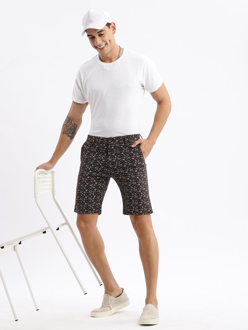 men solid low rise cotton short - 21376919 - Standard Image - 4