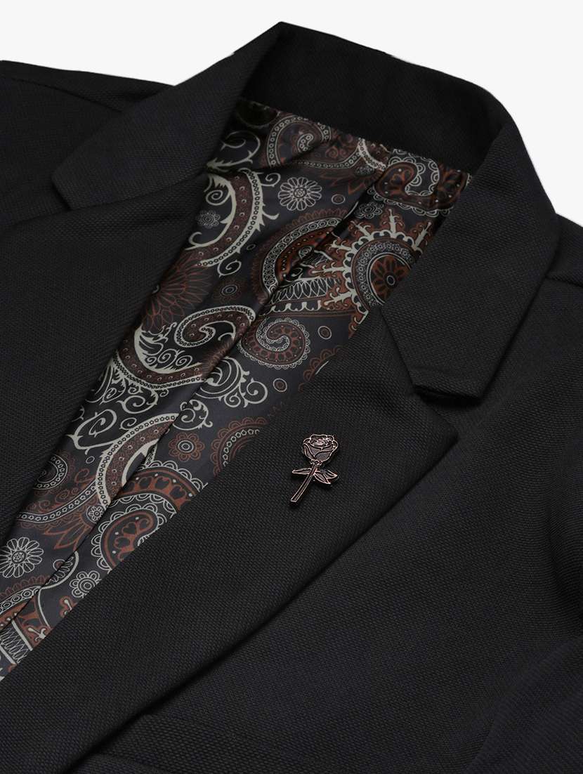 men long sleeved solid single breasted casual blazer - 21376952 -  Standard Image - 6