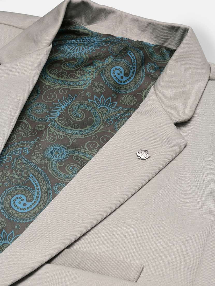 men long sleeved solid single breasted casual blazer - 21376968 -  Standard Image - 6