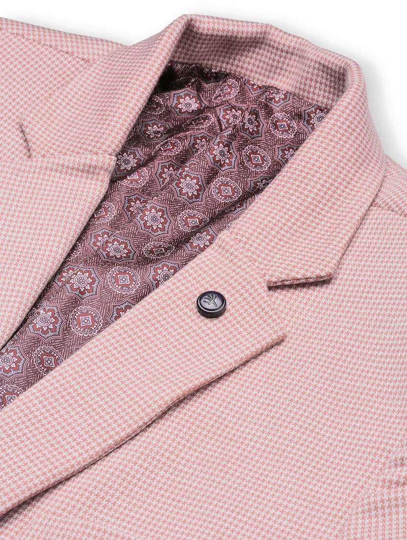 men long sleeved self design single breasted casual blazer - 21376978 -  Standard Image - 6