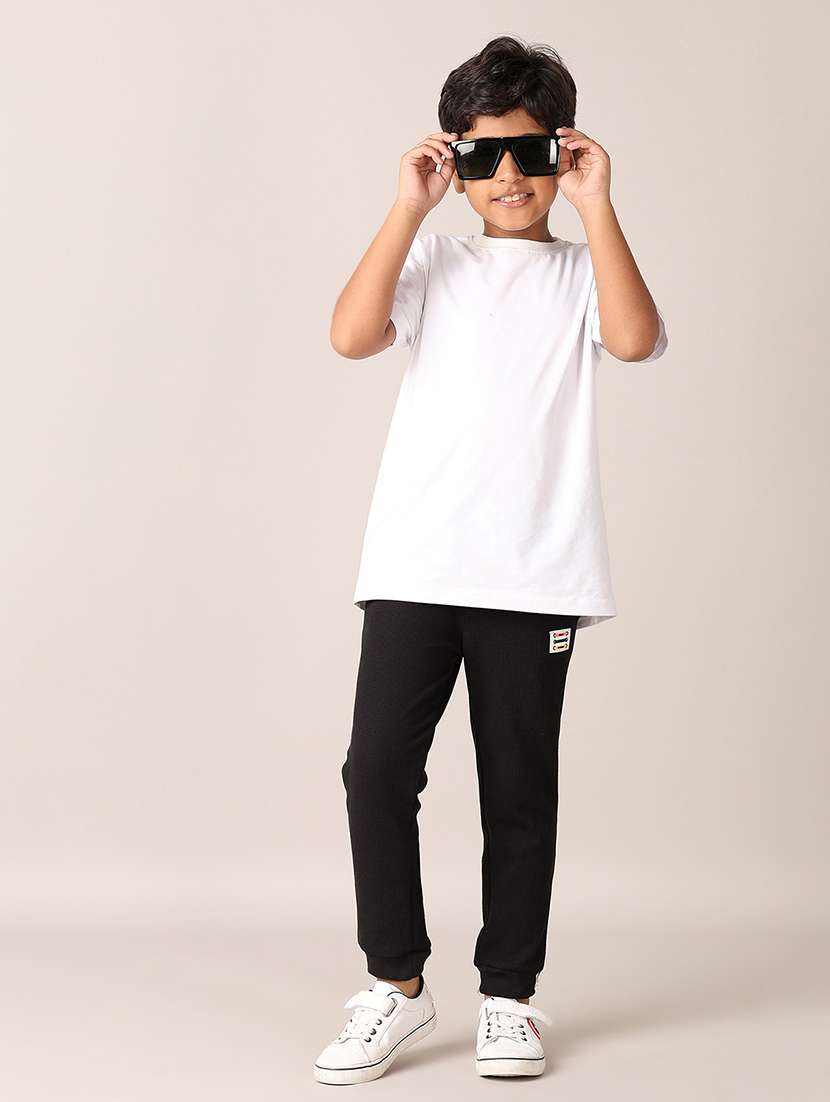 boys black placement printed nightwear - 21378339 - Standard Image - 4