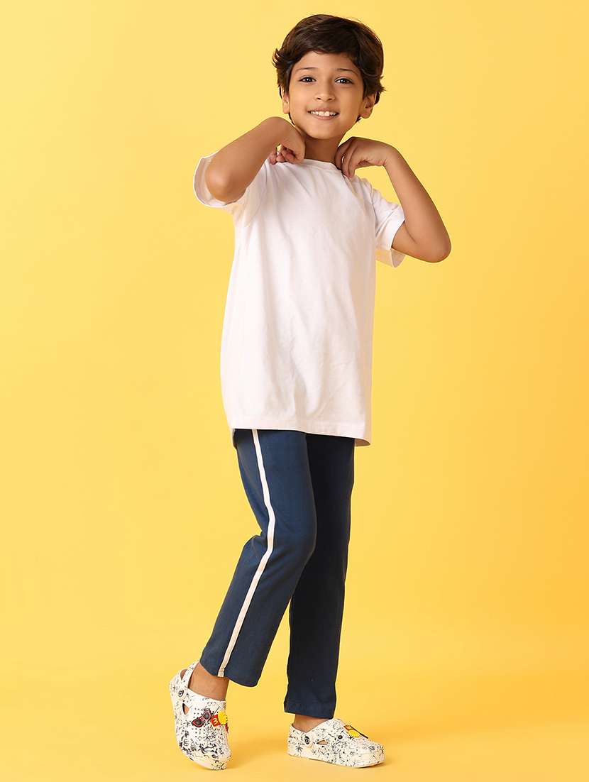 teal cotton casual track pant - 21378374 -  Standard Image - 4