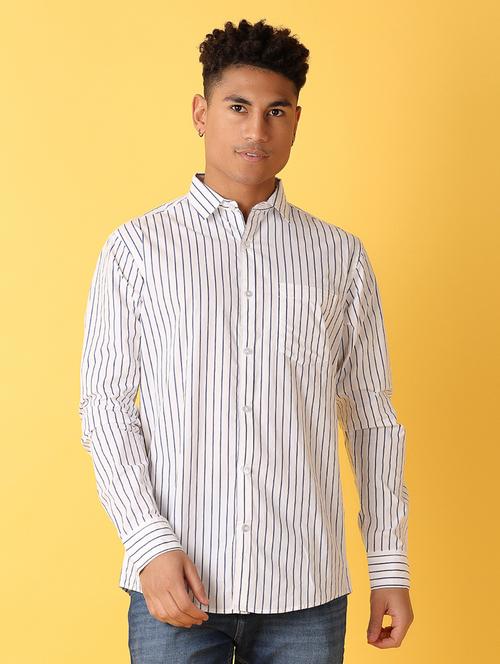 men white regular fit casual shirt - 21378443 -  Standard Image - 0