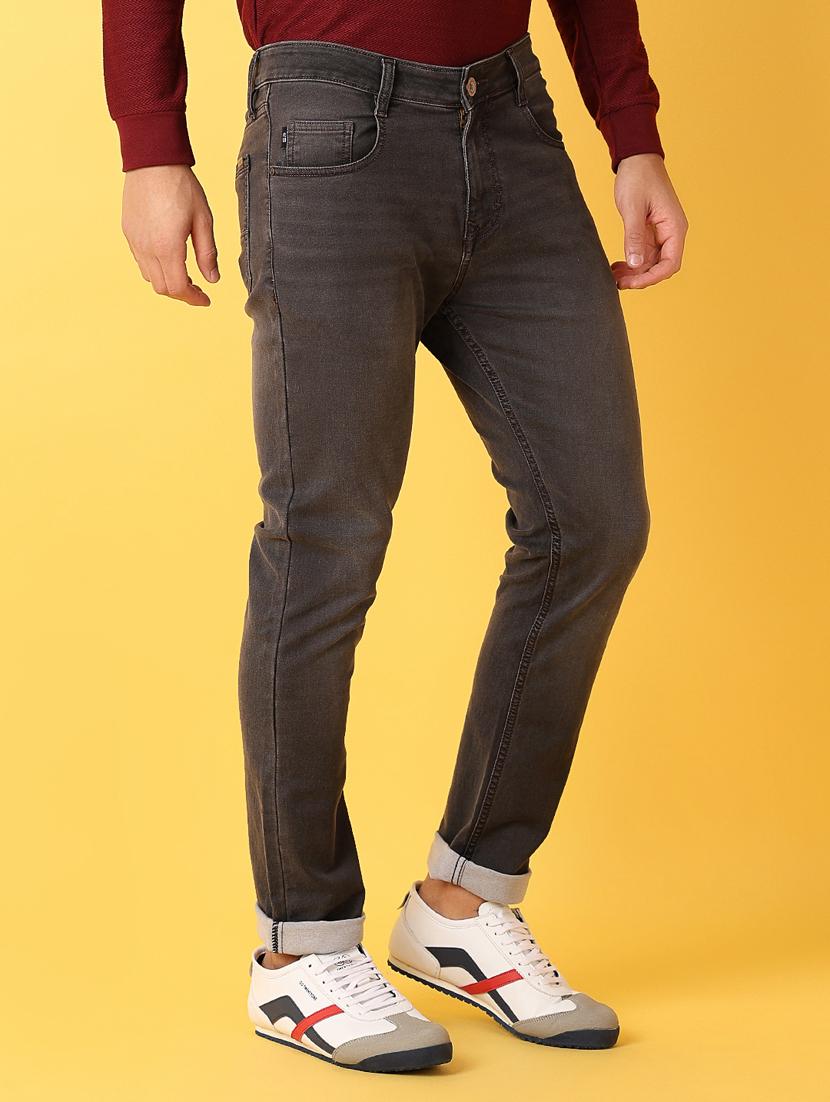 men grey plain jean - 21378457 - Standard Image - 1