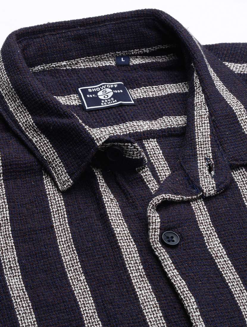 men striped cotton casual shirt - 21378723 -  Standard Image - 6