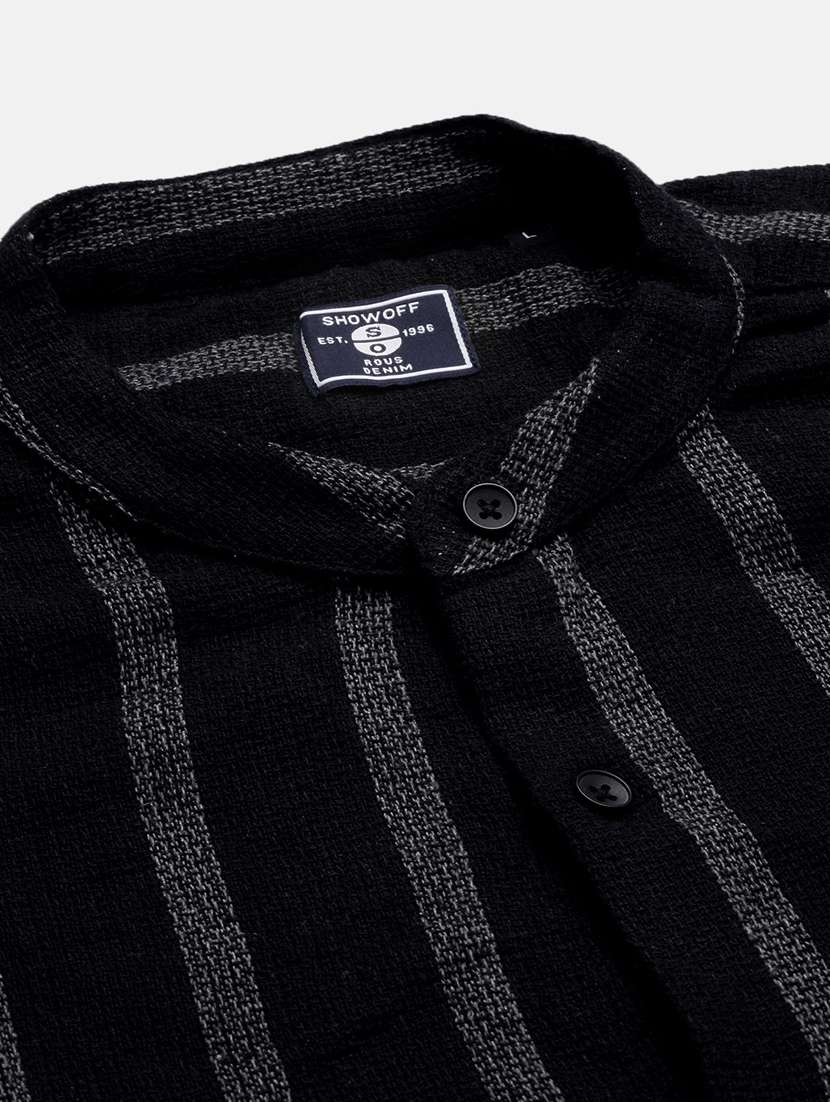men striped cotton casual shirt - 21378729 -  Standard Image - 6