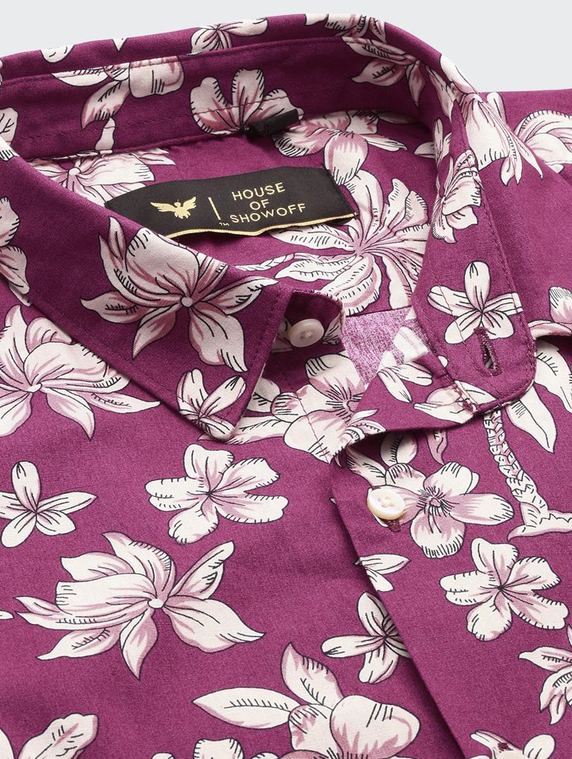 men short sleeved printed casual shirt - 21378749 - Standard Image - 6