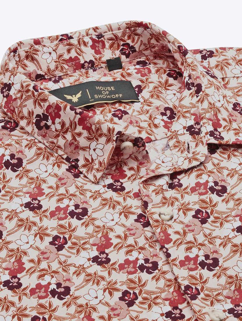 men short sleeved printed casual shirt - 21378752 -  Standard Image - 6