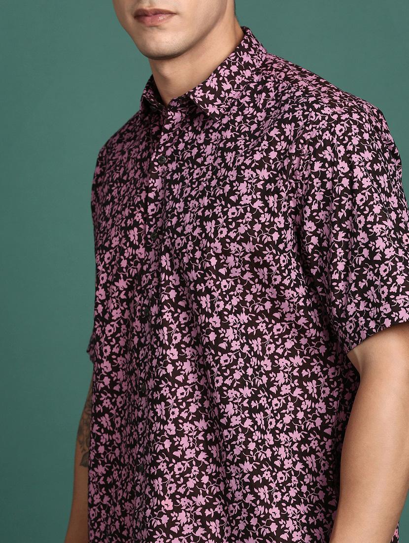 men short sleeved printed casual shirt - 21378755 - Standard Image - 4