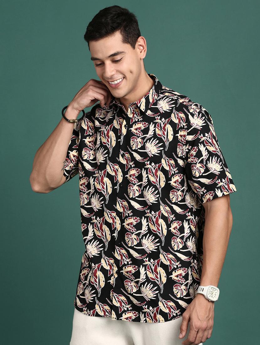 men short sleeved printed casual shirt - 21378757 -  Standard Image - 1