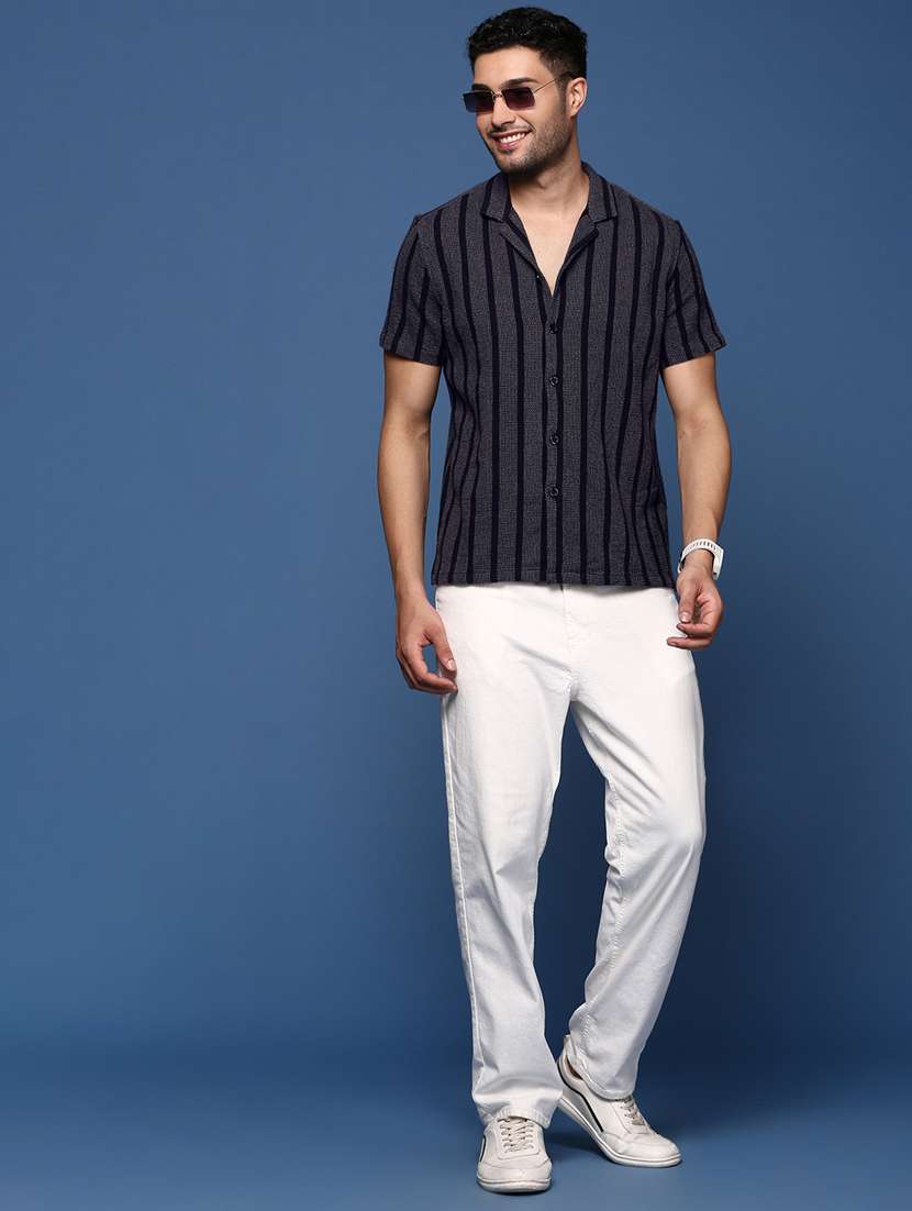 men striped cotton casual shirt - 21378758 -  Standard Image - 4