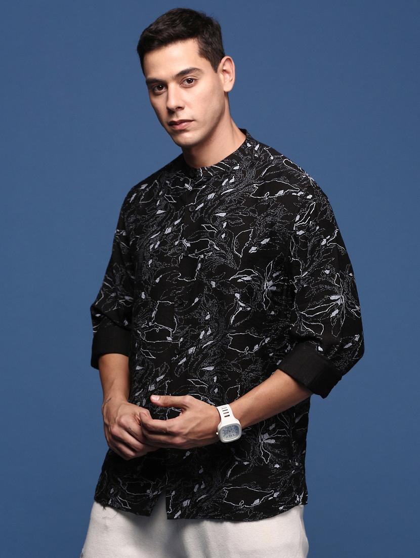 men printed cotton casual shirt - 21378761 - Standard Image - 1