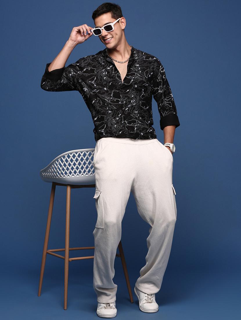men printed cotton casual shirt - 21378761 - Standard Image - 4
