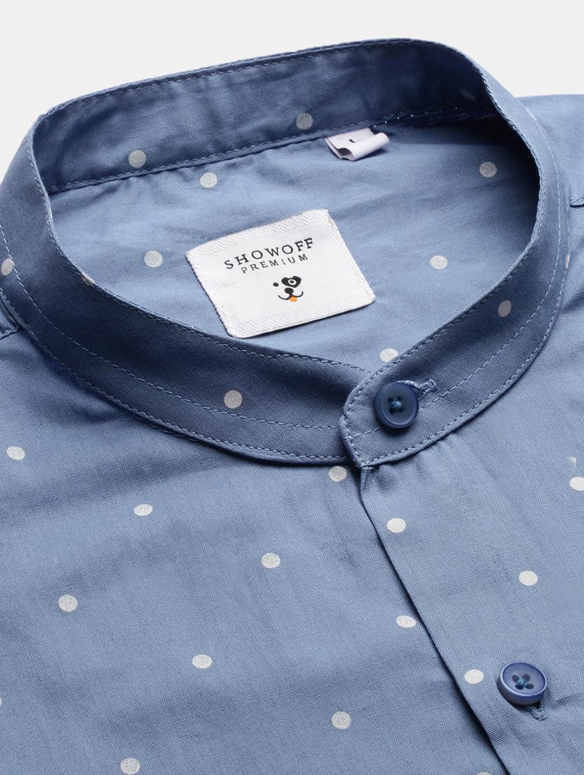men long sleeved printed casual shirt - 21378764 - Standard Image - 6