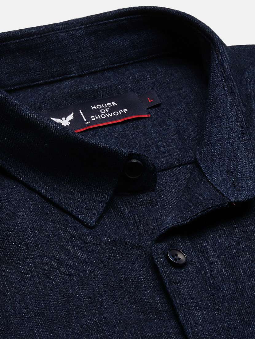 men solid cotton casual shirt - 21378847 -  Standard Image - 6