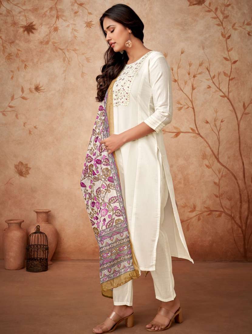 women kurta bottom set with dupatta - 21381120 - Standard Image - 1