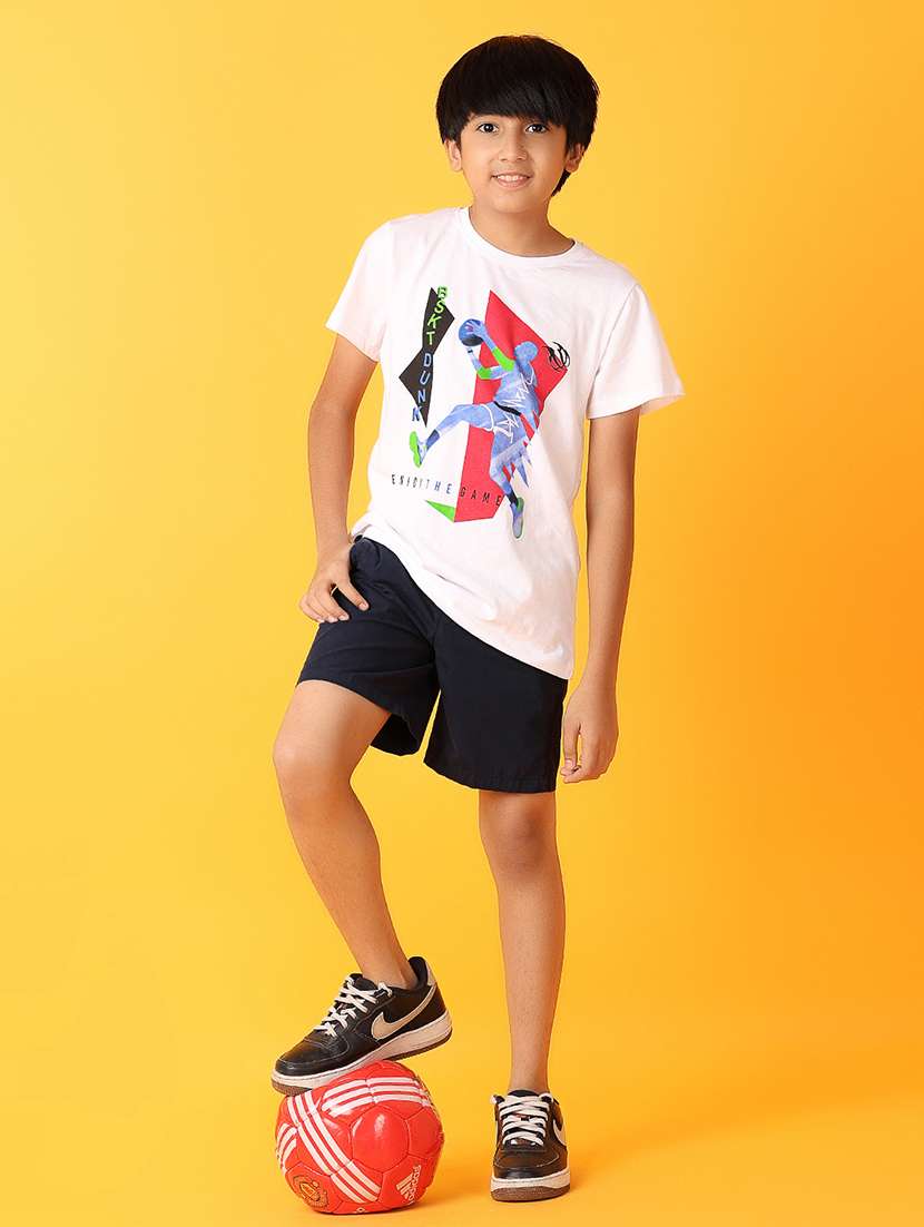 boys round neck graphic t-shirt - 21381925 -  Standard Image - 4