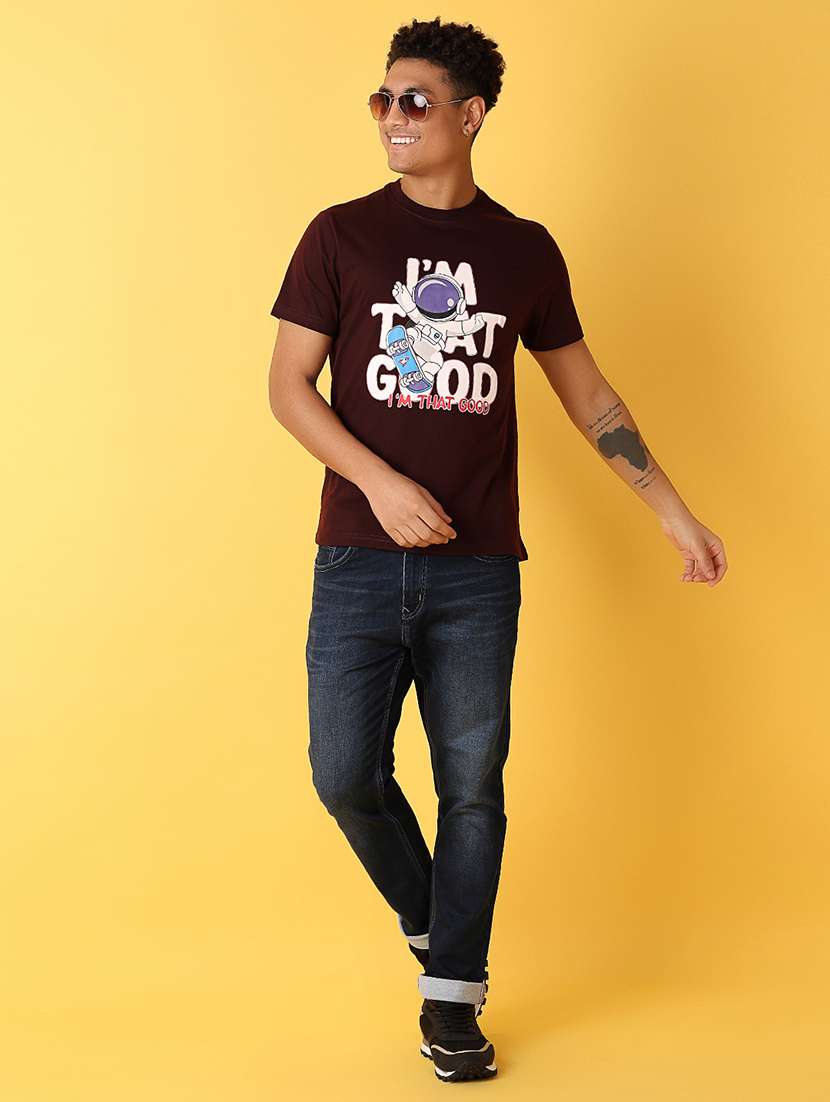 men solid slim fit jeans - 21382048 - Standard Image - 4