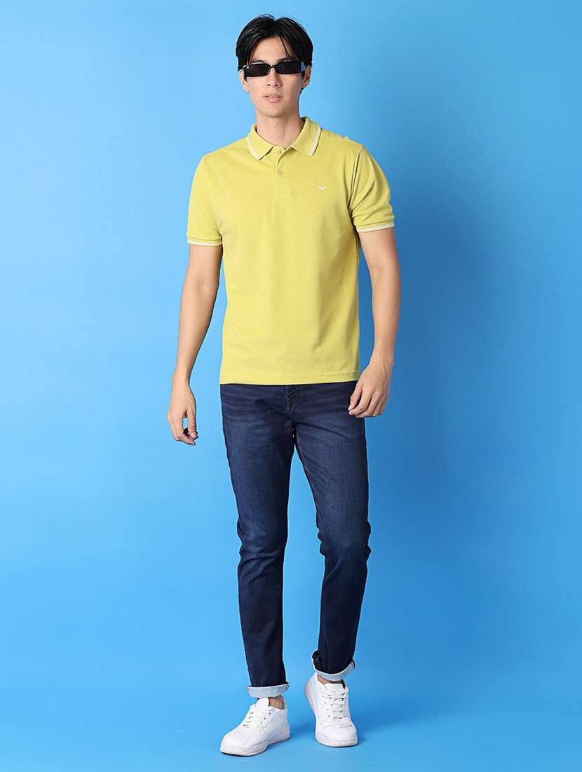 men mid rise plain jeans - 21382050 -  Standard Image - 4
