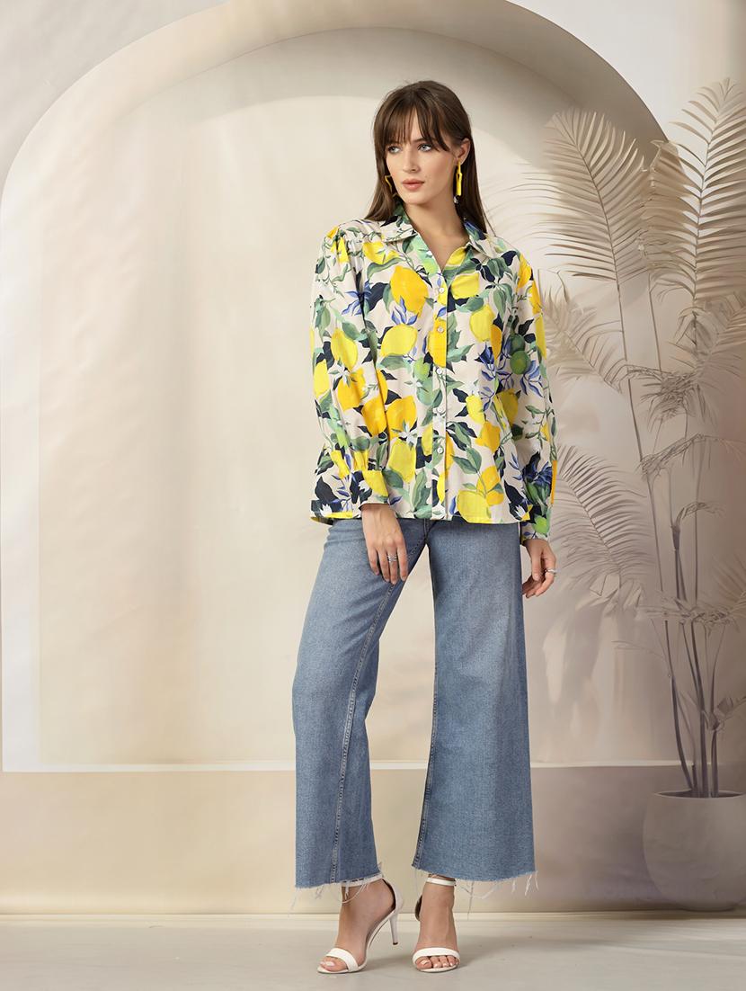 multicolored printed regular shirt - 21382577 - Standard Image - 4