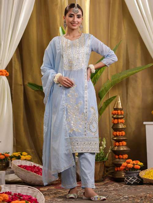 women kurta bottom set with dupatta - 21382624 -  Standard Image - 0