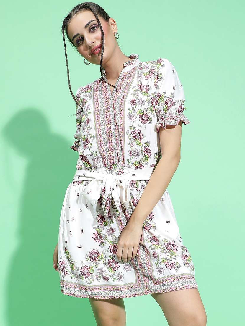 wome white viscose sheathdress - 21382648 -  Standard Image - 1