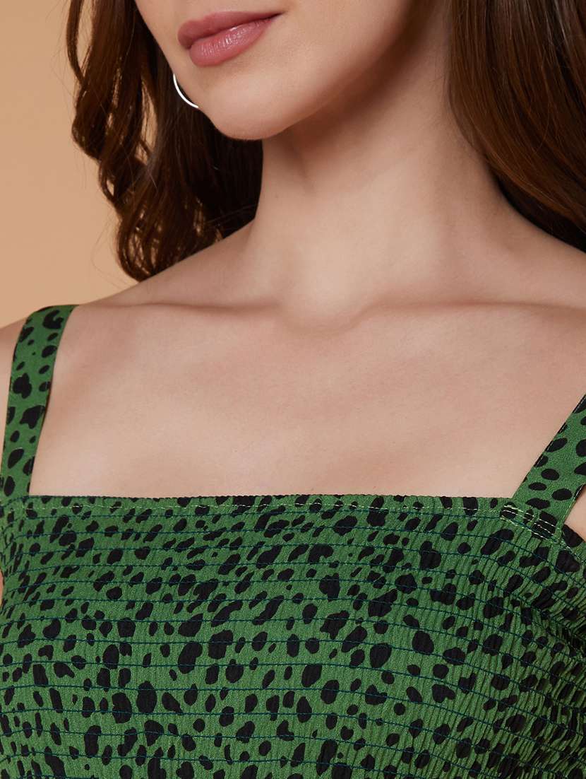 women green full leg jumpsuit with long shrug - 21383310 -  Standard Image - 6