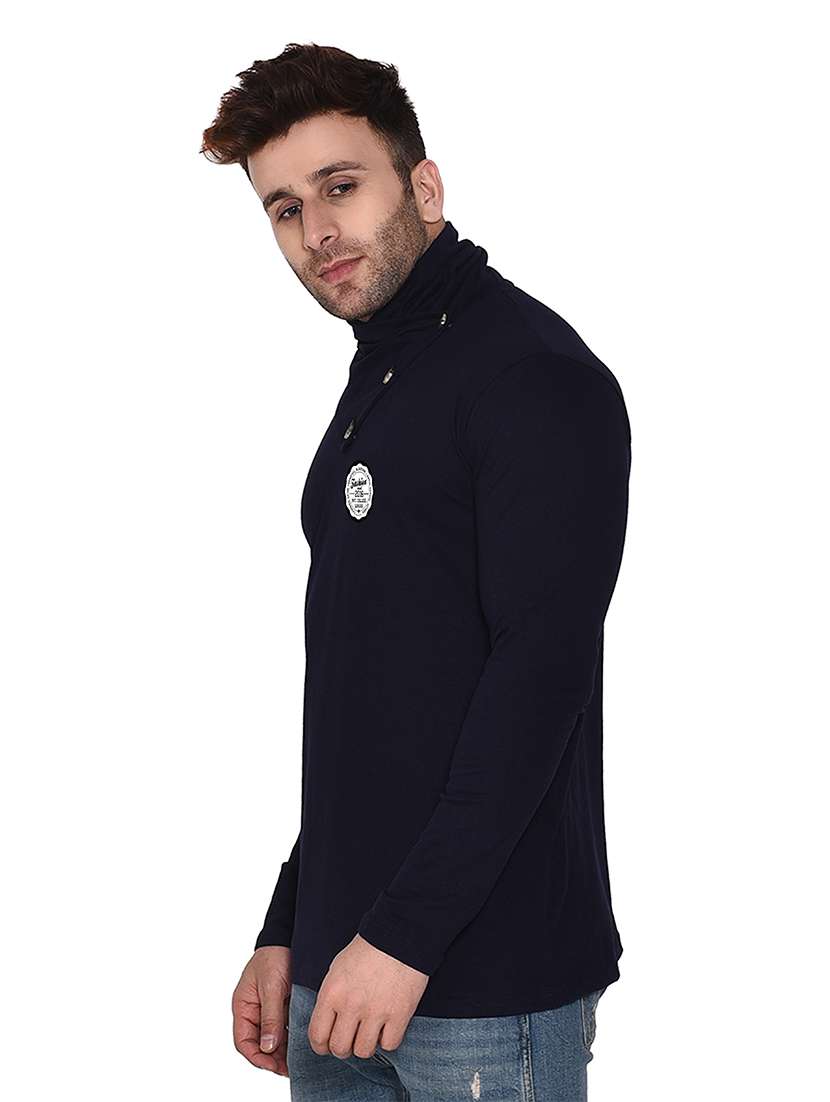 men long sleeved solid t-shirt - 21383621 -  Standard Image - 1