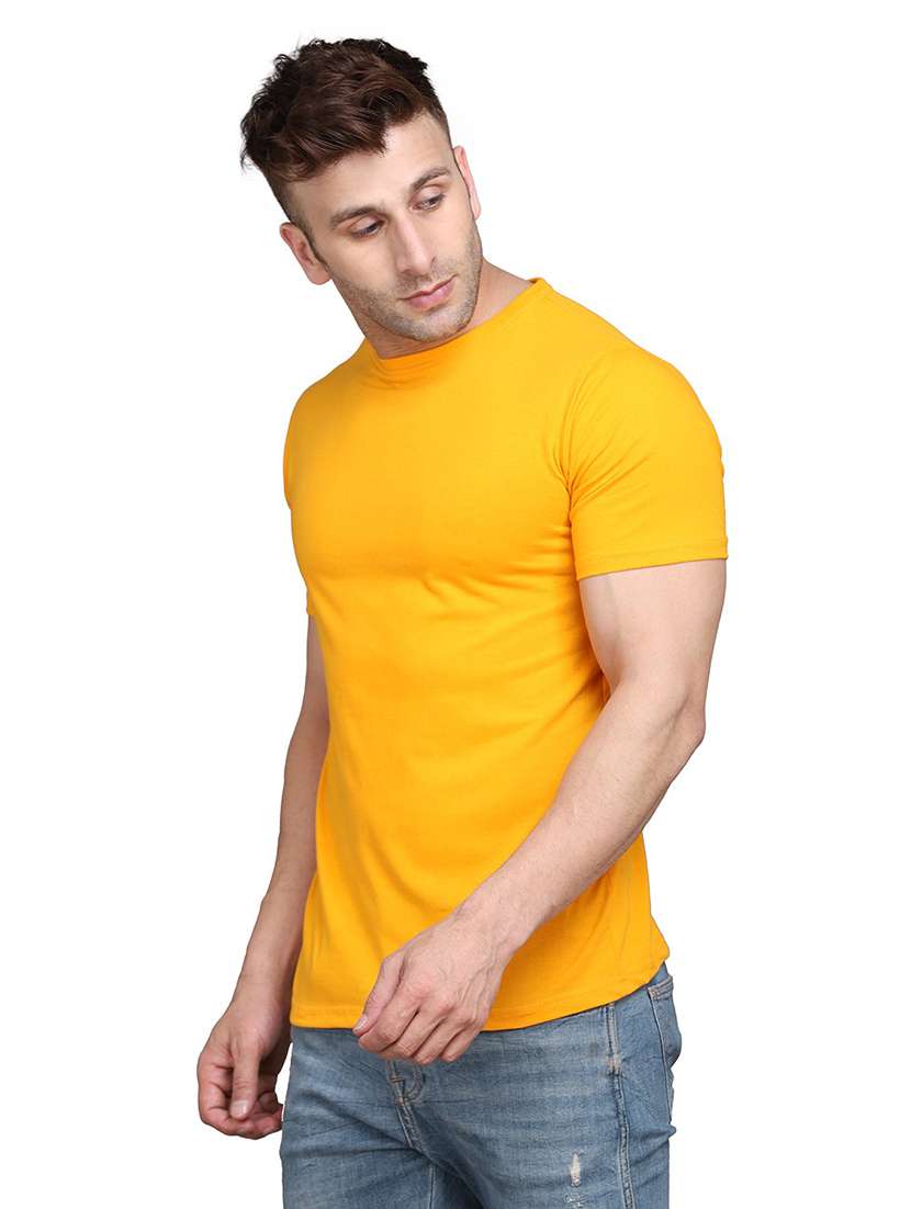 men short sleeved solid t-shirt - 21383700 -  Standard Image - 1