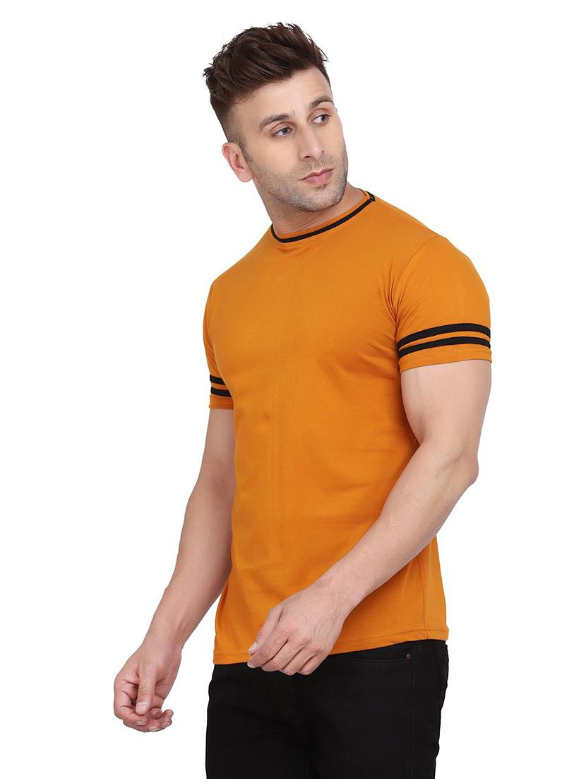 men taped short sleeve t-shirt - 21383712 - Standard Image - 1