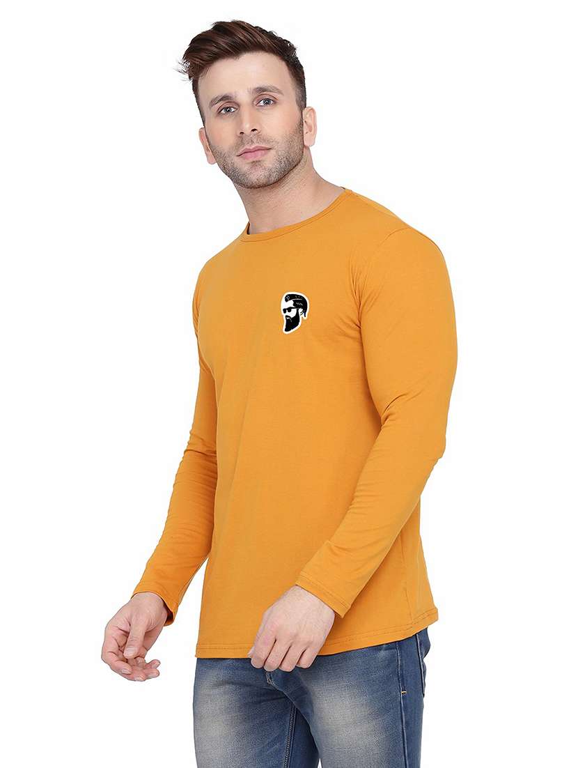 men placement print long sleeve t-shirt - 21383901 -  Standard Image - 1