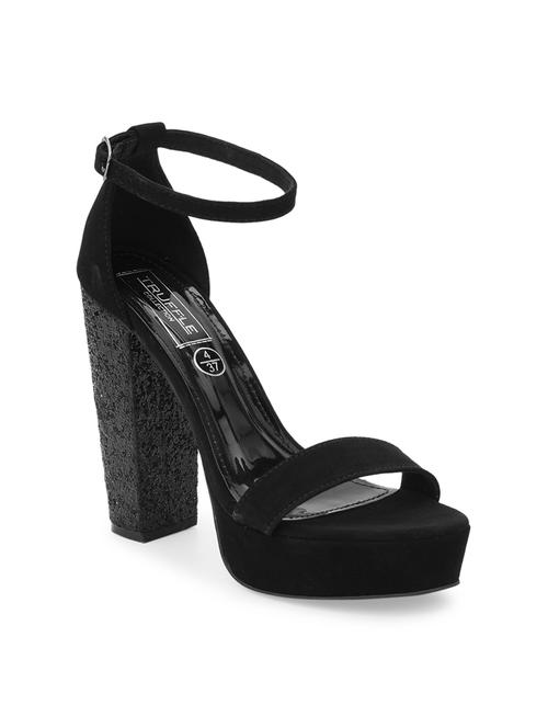 women black ankle strap sandal - 21384962 -  Standard Image - 0
