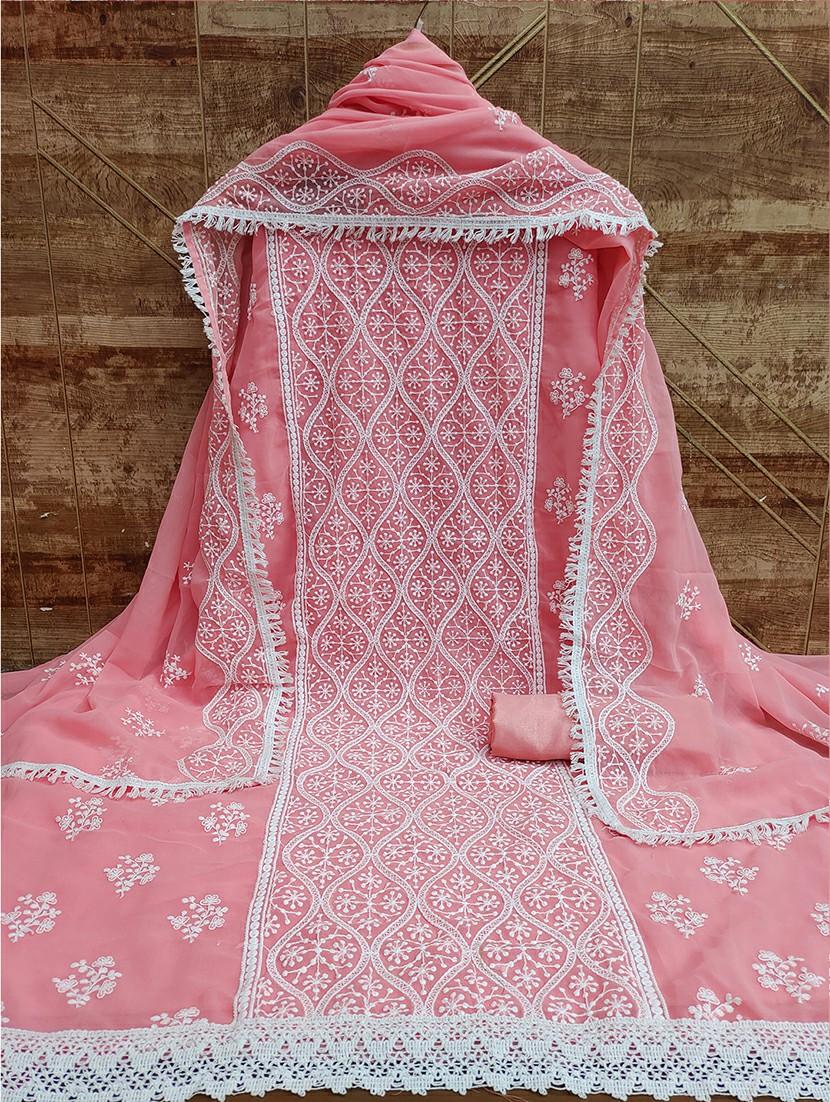 women embroidered unstitched suit set - 21385964 - Standard Image - 1