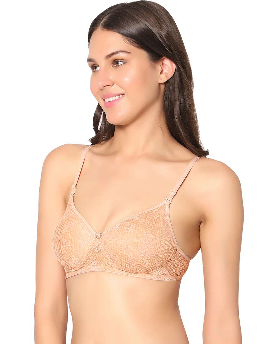 women peach lace detailed regular bfra - 21386171 -  Standard Image - 1