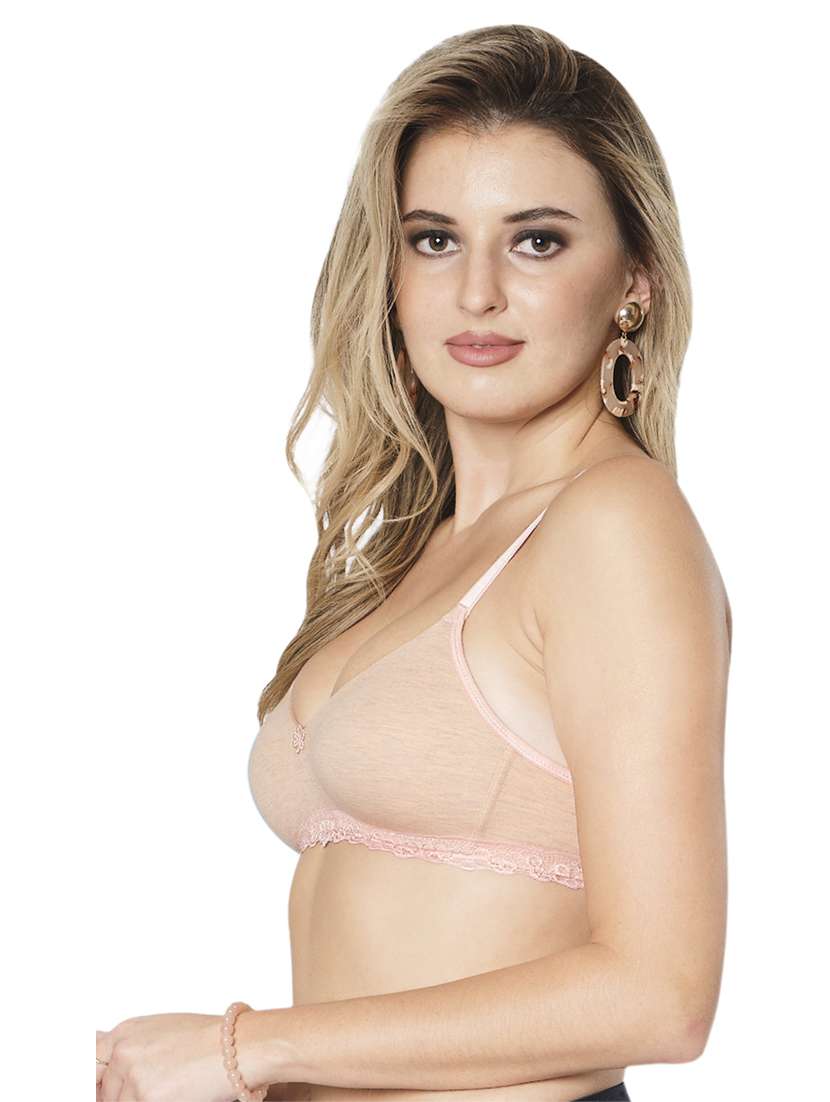 women solid t-shirt bra - 21386195 -  Standard Image - 1