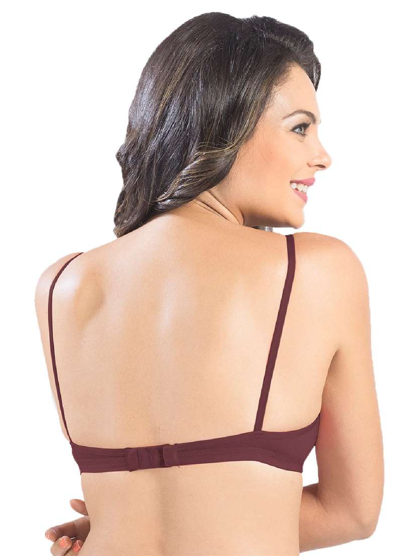women solid set of 2 t-shirt bra - 21386272 -  Standard Image - 4
