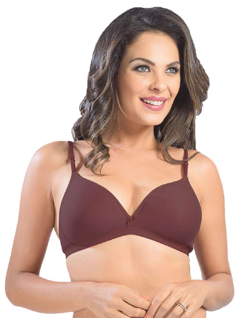 women solid set of 2 t-shirt bra - 21386274 -  Standard Image - 1