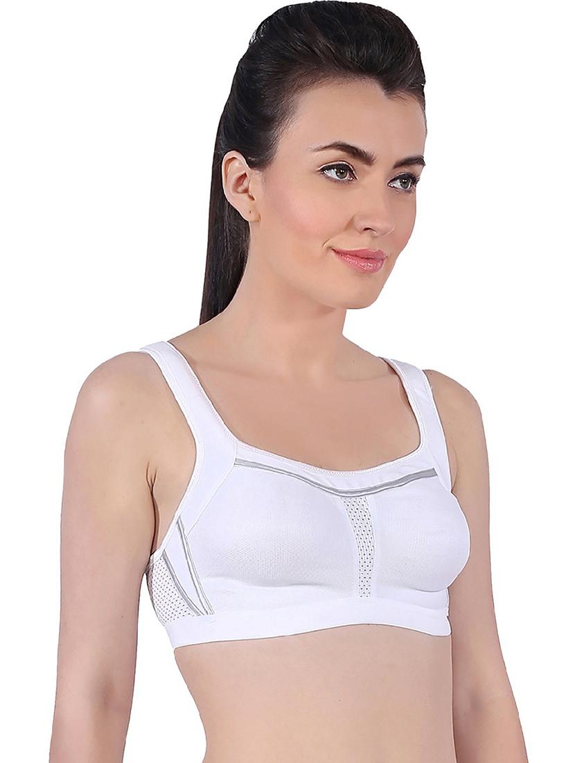 white nylon tshirt bra - 21386744 -  Standard Image - 1